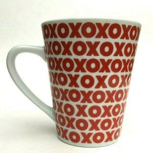 Bee International XOXO Mug Red on White 8oz Love Valentine